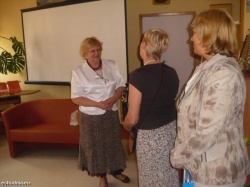 Delegacja bibliotekarek z Ukrainy w Iłży